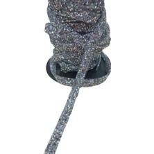 Hobibahçem Silikonlu Yapıştırma Taş Şerit 2 cm Gümüş 1 Metre