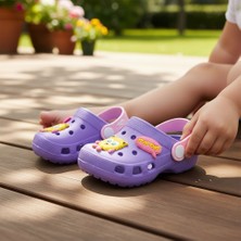 Gezer Kız Çocuk Figürlü Bebe Sandalet Terlik ( Dar Kalıptır )