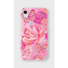Karsu Design iPhone Xr Uyumlu Baskılı Şeffaf Telefon Kılıfı | Koleksiyon: Pink Aesthetic