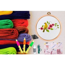 Hobibahçem Punch Seti Nakış Seti Kasnaklı Kendin Yap Seti Seri 17