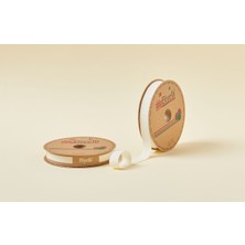 Hobibahçem Biye Koton Katlı D03 Krem 2 cm 25 Metre %65 Koton %35 Polyester