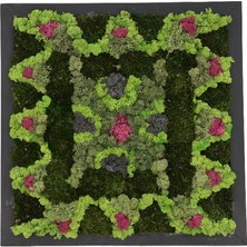 Yerli Duvar Bahçe Aranjman - Yaşayan Duvar Bitkileri 13