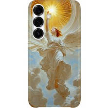 Karsu Design Samsung Galaxy A16 Uyumlu Baskılı Şeffaf Telefon Kılıfı | Koleksiyon: Angel And Spiritual