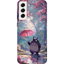 Karsu Design Samsung Galaxy S22 Plus Uyumlu Baskılı Şeffaf Telefon Kılıfı | Koleksiyon: Anime Animal Characters