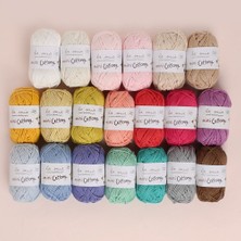 Hobibahçem La Mia Mini Cottony 20LI Paket 25G Renkli El Örgü Ipi - 33845