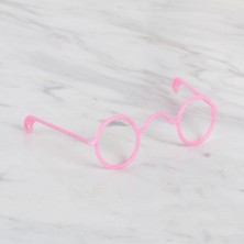 Hobibahçem Loren Plastik Amigurumi Gözlük Pembe