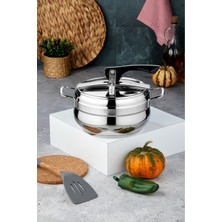 Cooker Lara 4 Litre Indiksiyon Uyumlu Düdüklü Tencere CKR2921