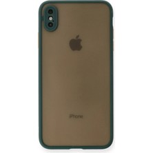 Sylar iPhone Xs Max Kılıf Montreal Silikon Kapak - Yeşil
