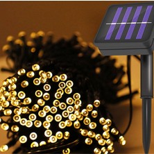 Gaman 200 Ledli 22 Metre Solar Şerit Bahçe Dekorasyon Aydınlatma LED Günışığı Işık Güneş Enerjili