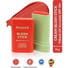 Hobibahçem Nemlendiricili Stick Krem Allık - Yumuşak Dokulu, Yüksek Pigmentli ve Nemlendirici Formül