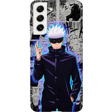 Karsu Design Samsung Galaxy S21 Uyumlu Baskılı Şeffaf Telefon Kılıfı | Koleksiyon: Anime Style 1