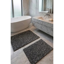 Neşe Home Collection THOMAS BANYO PASPAS SETİ KOYU GRİ