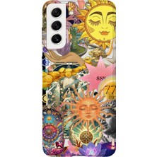 Karsu Design Samsung Galaxy S21 Uyumlu Baskılı Şeffaf Telefon Kılıfı | Koleksiyon: Mystical Symbols