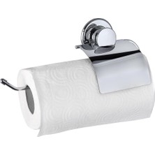 Hobibahçem® Vantuzlu Yapışkanlı Kağıt Havluluk Rulo Havlu Tutacağı Askısı