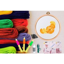 Hobibahçem Punch Seti Nakış Seti Kasnaklı Kendin Yap Seti Seri 136