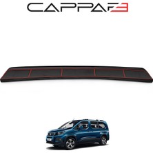 Cappafe Peugeot Rifter 2019- Yılı ve Sonrası Uyumlu Arka Tampon Eşiği Parlak