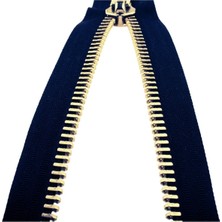 Hobibahçem Demir Dişli Çanta Fermuarı En 3 cm Petrol Mavisi