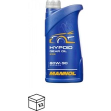 Mannol MN8106-1  Hypoıd Getrıebeoel Sae 80W-90 Gl-4/gl-5  1 L 2ADET