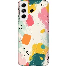 Karsu Design Samsung Galaxy S22 Uyumlu Baskılı Şeffaf Telefon Kılıfı | Koleksiyon: Minimalist Style 2