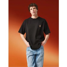 Galatasaray Siyah Sırt Detaylı T-Shirt