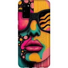 Karsu Design Samsung Galaxy S20 Plus Uyumlu Baskılı Şeffaf Telefon Kılıfı | Koleksiyon: Psychedelic Art