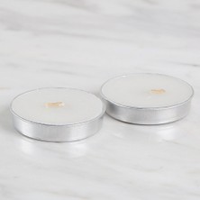 Hobibahçem Loren 2'li Tealight Mum Beyaz
