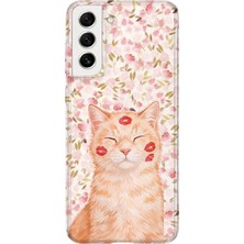 Karsu Design Samsung Galaxy S22 Plus Uyumlu Baskılı Şeffaf Telefon Kılıfı | Koleksiyon: Soft Girl Clean Aesthetic