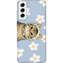 Karsu Design Samsung Galaxy S22 Plus Uyumlu Baskılı Şeffaf Telefon Kılıfı | Koleksiyon: Soft Girl Clean Aesthetic