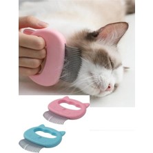 Kiesa Kedi Masaj Tarağı ve Pire Tarağı Çok Amaçlı Fırça Rahatlatma Fırçası Kedi Köpek Rahatlama Tarağı