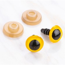Hobibahçem Loren 10 mm Sarı 5 Çift Amigurumi Göz