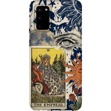 Karsu Design Samsung Galaxy S20 Plus Uyumlu Baskılı Şeffaf Telefon Kılıfı | Koleksiyon: Tarot Cards