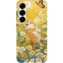 Karsu Design Samsung Galaxy S24 Fe Uyumlu Baskılı Şeffaf Telefon Kılıfı | Koleksiyon: Anime Animal Characters
