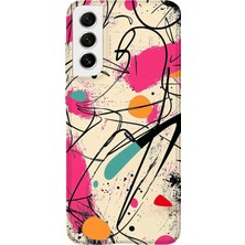 Karsu Design Samsung Galaxy S21 Plus Uyumlu Baskılı Şeffaf Telefon Kılıfı | Koleksiyon: Psychedelic Art