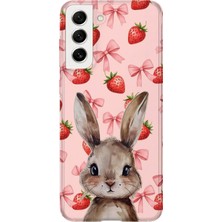 Karsu Design Samsung Galaxy S22 Uyumlu Baskılı Şeffaf Telefon Kılıfı | Koleksiyon: Soft Girl Clean Aesthetic