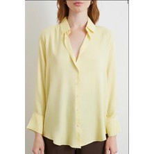 Elvara Saten Kadın Gömlek