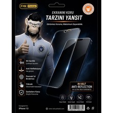 Fmk Iphone 13/14/13PRO Uyumlu Tam Kaplayan Hd Cam Ekran Koruyucu