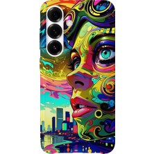 Karsu Design Samsung Galaxy A24 Uyumlu Baskılı Şeffaf Telefon Kılıfı | Koleksiyon: Vaporwave Retro