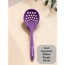 Multiamo Isıya Dayanıklı Silikon Kevgir 28 cm