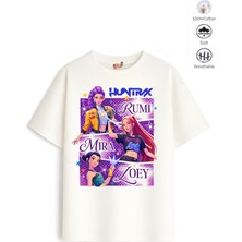 Belya Kids Wear Kız Çocuk Tam Kalıp Hun Tasarım 11 Oversize Tişört