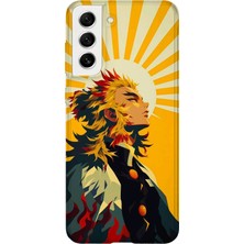 Karsu Design Samsung Galaxy S22 Uyumlu Baskılı Şeffaf Telefon Kılıfı | Koleksiyon: Anime Style 2