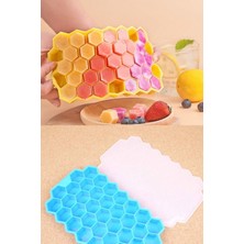 Kiesa Pratik Petek Şeklinde Altıgen Silikon Buz Kalıbı | Silikon Yapışmaz Buzluk | Kokteyl Sunum Buz Küpü