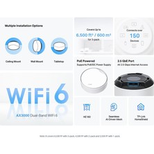 Tp-Link Deco X50 Poe 3p AX3000 Mesh Wi-Fi6 (Üçlü) Paket