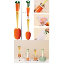 Kiesa Pratik Biberon ve Bardak Temizleme Sünger Fırçası Biberon Yıkama Fırça Kavanoz Yıkama Fırça Süngeri