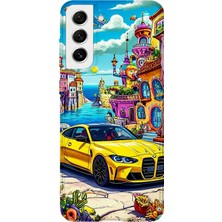 Karsu Design Samsung Galaxy S22 Plus Uyumlu Baskılı Şeffaf Telefon Kılıfı | Koleksiyon: Automobile Life Style