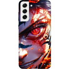 Karsu Design Samsung Galaxy S21 Plus Uyumlu Baskılı Şeffaf Telefon Kılıfı | Koleksiyon: Anime Style 1