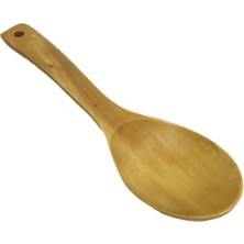 Kiesa Tahta Yemek Kaşığı, Tahta Pilavlık Kaşık Doğal Ahşap Kaşık
