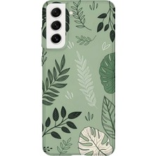 Karsu Design Samsung Galaxy S21 Fe Uyumlu Baskılı Şeffaf Telefon Kılıfı | Koleksiyon: Boho Floral
