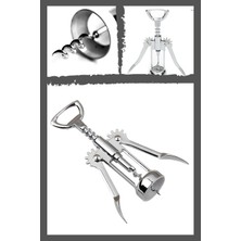 Kiesa Professional Krom Metal Tirbüşon Açacak Tirbişon