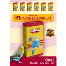 Bird Food Energy Goal Muhabbet Kuşu Yemi/gs 250 G - 6 Adet
