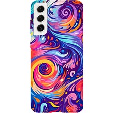 Karsu Design Samsung Galaxy S21 Fe Uyumlu Baskılı Şeffaf Telefon Kılıfı | Koleksiyon: Minimalist Style 6